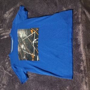 Old navy active boys shirt size LG (10-12) football graphic